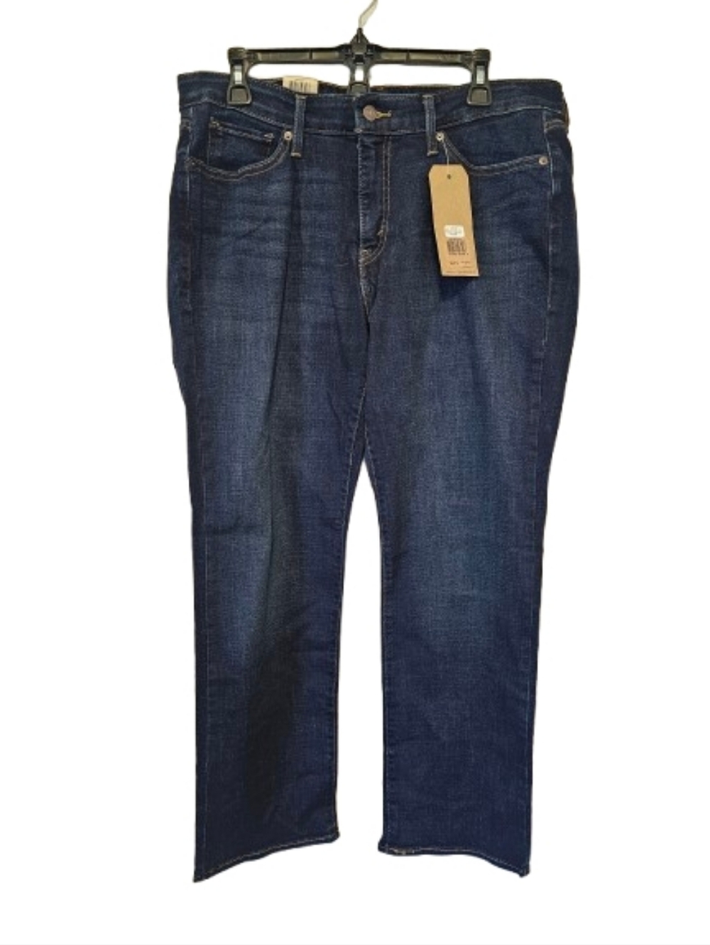 Levi's Straight Leg Jeans - Dark Blue Denim